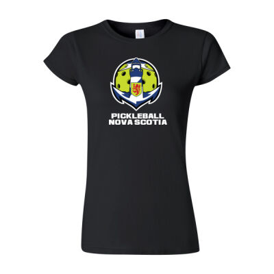 Gildan Women's Crest Printed T-Shirt Thumbnail