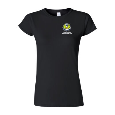 Gildan Women's Emblem Printed T-Shirt Thumbnail