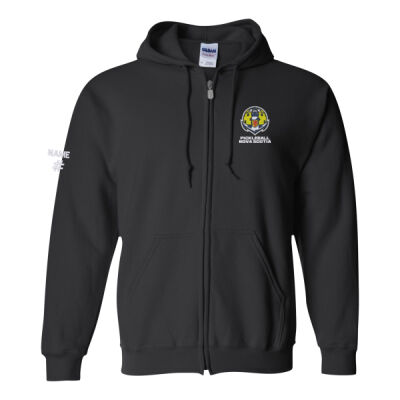 Gildan Unisex Emblem Embroidered Full Zip Thumbnail